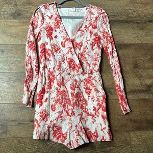 Club Monaco Toile Romper Sz 2